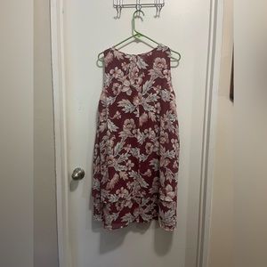 Floral sleeveless dress